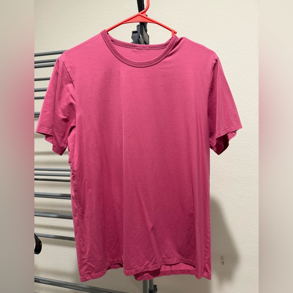 Lululemon pink athletic workout shirt
